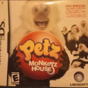 Petz monkeyz house Nintendo ds